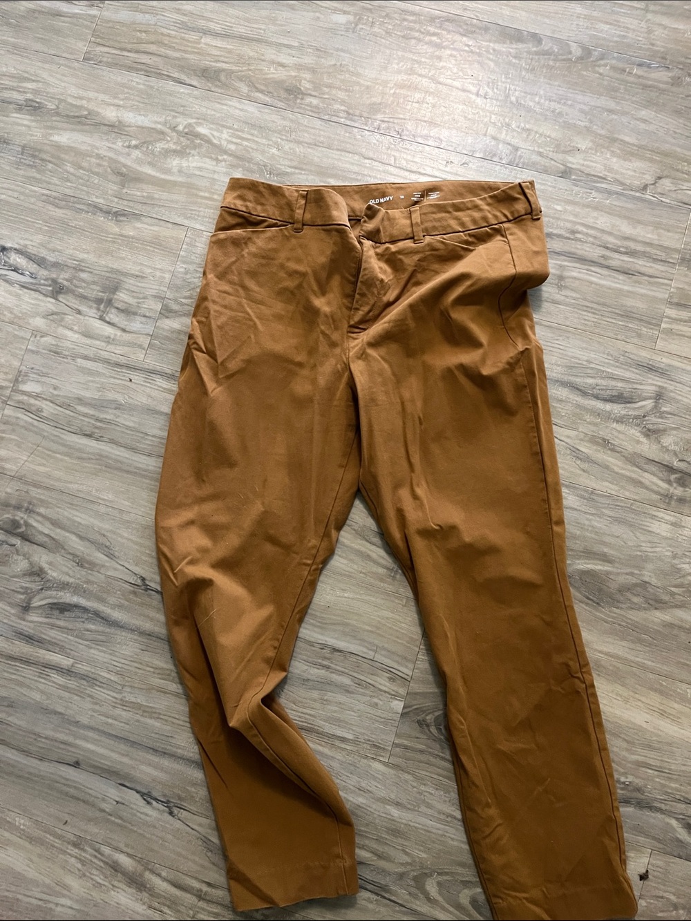 Old Navy Cropped Ankle Pants - Chestnut Brown